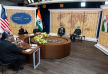 Fourth India-U.S. 2+2 Ministerial Dialogue Ahead of the 2+2 dislogue, Prime Minister Narendra Modi and US President Joe Biden held a virtual meeting