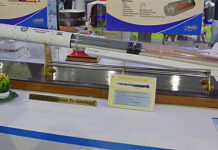 DRDO News Model of a DRDO Solid Fuel Ducted Ramjet missile