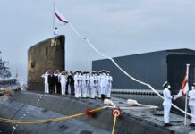 India’s submarine fleet dwindling after decommissioning of INS Sindhudhwaj The ensign being lowred at the decommissioning ceremony of INS Sindhudwaj