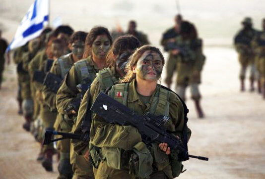 Military Recruitment Rules of Other Countries Women in the Israeli Army serve for a period of 24 months unless they volunteer for a unit that requires additional service time.