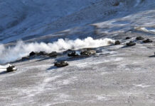 Army Hunts for Light Tanks Indian Army tanks in the high altitudes of Eastern Ladakh