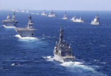 India, Japan, US & Australia Take A Collective Stand To Counter China Japan hosted its first international fleet review on November 6. Ships from 12 other countries took part