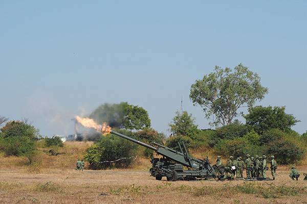 Singaporean defence forces regularly exercise in India due to lack of facilities in Singapore