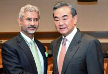 China says ready to work with India for better ties External Affairs Minister S Jaishankar with Chinese counterpart Wang Yi.