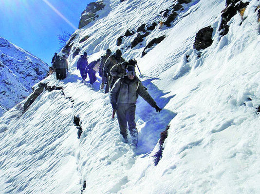 MHA-MoD Turf War on Control of ITBP ITBP personnel patrolling on the Northern borders