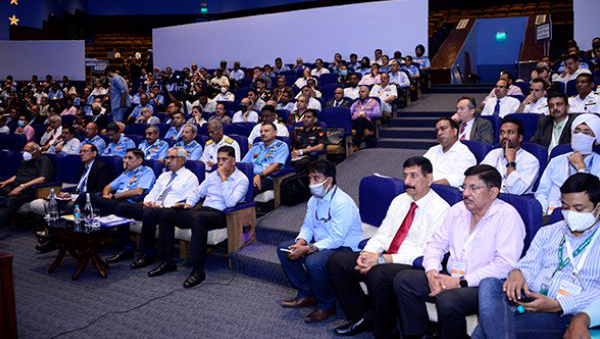 A part of the audience at Air Force Auditorium