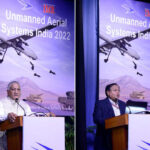 Gen VK Singh, Union Minister of State for Civil Aviation, left, and Dr VK Saraswat, Member NITI Aayog, speaking during the Inaugural Session