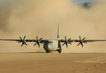 Lockheed Martin Showcases India Supply Chain A-Lockheed-Martin-C-130-aircraft-landing-at-DBO-airfield-at-16700-feet-altitude