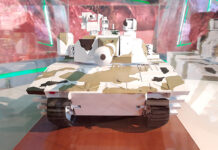 L&T’s Light Tank Model, Futuristic Systems Displayed DRDO-LT-light-tank-model-on-display2