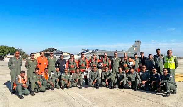 Indian Air Force contingent in Exercise Desert Flag VIII