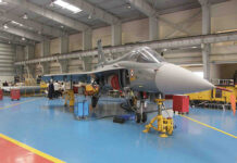 Defence Secretary inaugurates new production line for Tejas jets Defence secretary Giridhar Aramane inaugurated the third LCA production line on 7 April