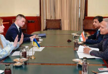 Ukraine looking at India to help end Russia’s war Secretary (West) in MEA Sanjay Verma meeting Ukraines First Deputy Minister of Foreign Affairs Emine Dzhaparova, in New Delhi, April 10, 2023