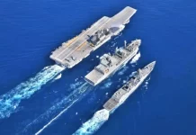 Theatre Level Operational Biennial Maritime Exercise TROPEX 23 Approx 70 IN ships, six submarines and over 75 aircraft took part in TROPEX 23