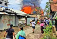 Violence in Manipur Manipur witnessed ethnic clashes between the Kuki and Meitei communities since May 3. Image of burning houses in Imphal