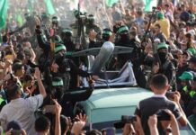 ISRAEL-HAMAS WAR – What led up to the October 7 Massacre A parade for the Izz ad-Din al-Qassam Brigades, Hamas’s militant arm, in Gaza.