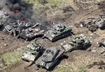Lessons Learnt in the Indian Context A photograph released by the Russian Defense Ministry reportedly showing destroyed Bradley vehicles and Leopard tanks in Ukraine’s Zaporizhzhia region