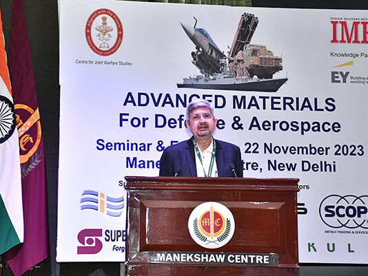 EVENT REVIEW – Advanced Materials for Defence & Aerospace 2023 Dr Samir V Kamat, Secretary Dept of Defence R&D & Chairman DRDO delivering the Inaugural Address