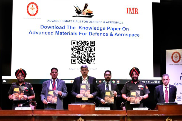 Knowledge Paper on Advanced Materials for Defence & Aerospace was released during the Seminar