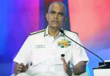 Indo-Pacific Regional Dialogue 2023 Adm R Hari Kumar, Chief of Naval Staff, addressing delegates at the Indo-Pacific Regional Dialogue