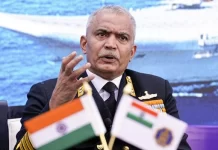 Navy Chief Recounts Operational Readiness Chief of the Naval Staff Admiral R Hari Kumar, PVSM, AVSM, VSM, ADC.