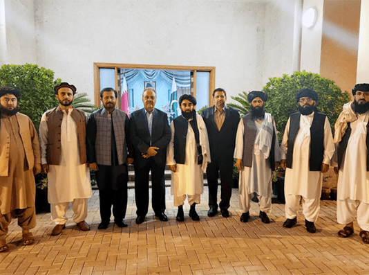Taliban and Pakistan’s “Good” Meeting in Doha Pakistan’s Special Representative on Afghanistan Asif Khan Durrani meets with the Afghan interim government in Doha.