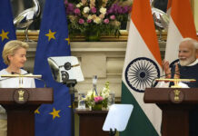 EU Looks to Indian Weapons as Defense Spending Ramps Up Prime Minister Narendra Modi and European Commission president Ursula von der Leyen address a press conference on 28 Feb 2025 at New Delhi