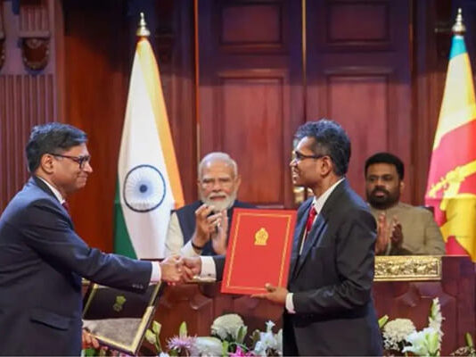 India and Sri Lanka Forge 5-year Defense Partnership India and Sri-Lanka-signed a historic five-year defence pact during PM Narendra Modi's visit to sri Lanka