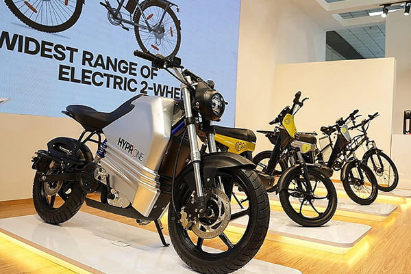 Motovolt Mobility Pvt. Ltd., an electric mobility company, introduced a new range of electric vehicles at the Auto Expo 2025. Motovolt Mobility Pvt. Ltd., an electric mobility company, introduced a new range of electric vehicles at the Auto Expo 2025.