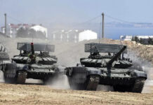 Indian Army Seeks Counter Drone Systems for Tanks Russian T72 tank fitted with counter drone measures