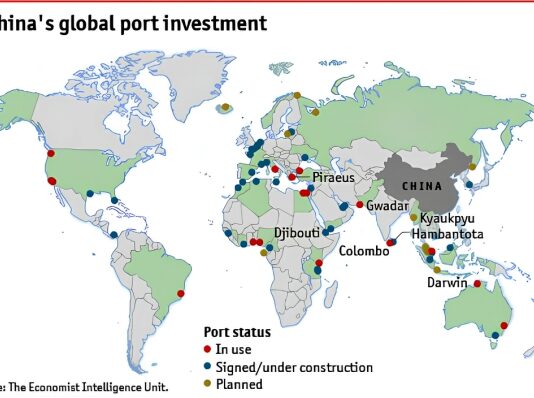 CHINA Strategic Ports Worldwide Under Chinese Control Chinese strategic investments in ports worldwide