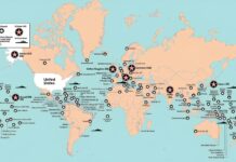 GEOPOLITICS U.S. Military’s Global Presence At least 750 military bases are installed in 80 countries around the world. 173,000 troops are deployed in at least 159 countries.