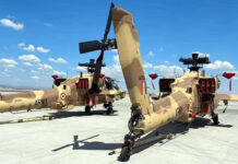 Three US Apache Helicopters Arrive in India for Western Front Deployment Three Apache attack helicopters have arrived at Hindon air force base
