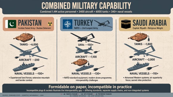 Incompatible standards mean numbers do not translate into joint operations without years of integration work (IMR)